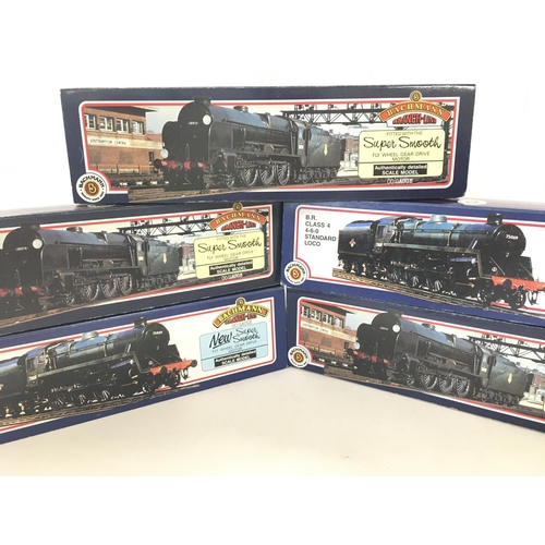 758 - 5 Boxed Bachman 00 Gauge Locomotives.