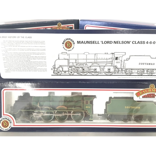 758 - 5 Boxed Bachman 00 Gauge Locomotives.