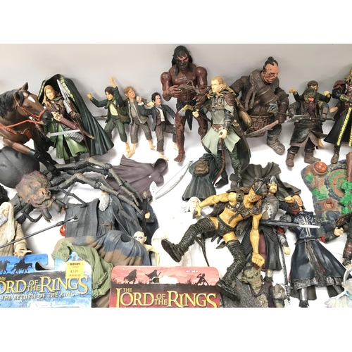 76 - A Collection of Lord of the Rings Figures some boxed.