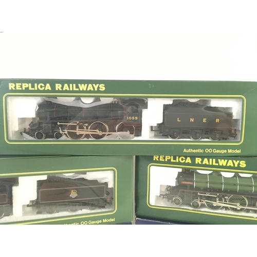 761 - 5 Boxed 00 Gauge Locomotives. Including Replica Railways and Bachmann.