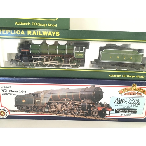 761 - 5 Boxed 00 Gauge Locomotives. Including Replica Railways and Bachmann.