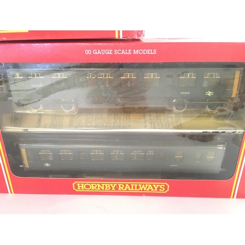 772 - 3 Boxed Hornby 00 Gauge Sets All BR 2-Car DMU Class 110 Blue #R267.