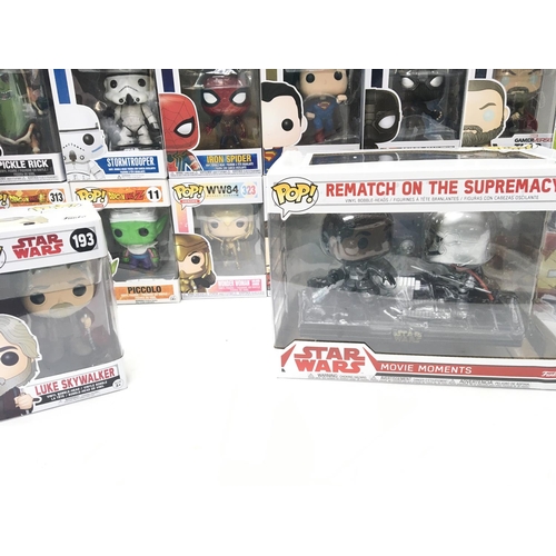 87 - A Box Containing A Of Funko Pop Figures including Star Wars. Avengers. Dragon Ball. Etc.(2)