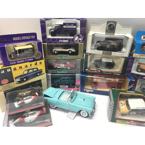 92 - A Box Containing Various Boxed Die-Cast. Including Corgi.Matchbox. Vitesse etc.