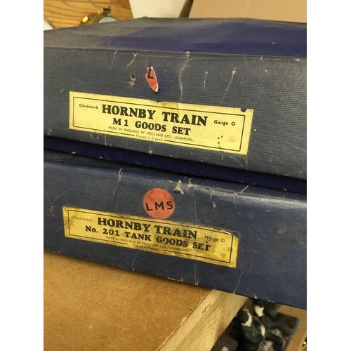 1725 - Three boxed Hornby train sets .