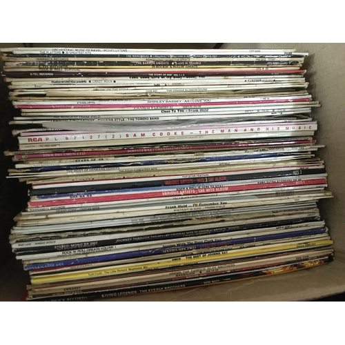 1733 - Five boxes of LPs and 12 inch singles by various artists from the 1960s onwards.