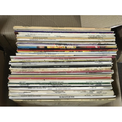 1733 - Five boxes of LPs and 12 inch singles by various artists from the 1960s onwards.