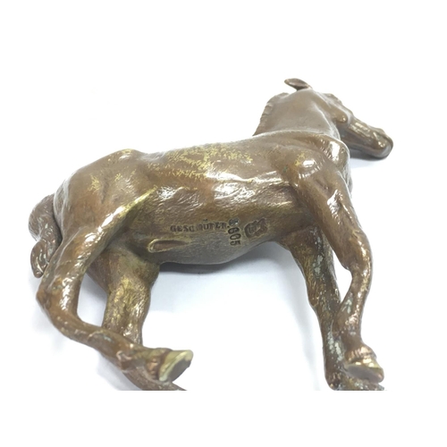 789 - A bronze figure of a horse, approx height 11cm.