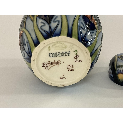 835 - RACHEL BISHOP FOR MOORCROFT INULA PATTERN GINGER JAR AND COVER for Liberty & Co, 158/200 a limited e... 