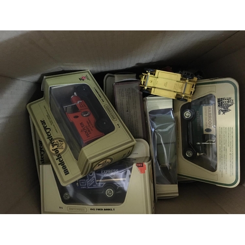 761 - A collection of days gone and match box cars