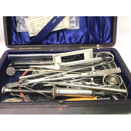 765 - A case containing surgical instruments.