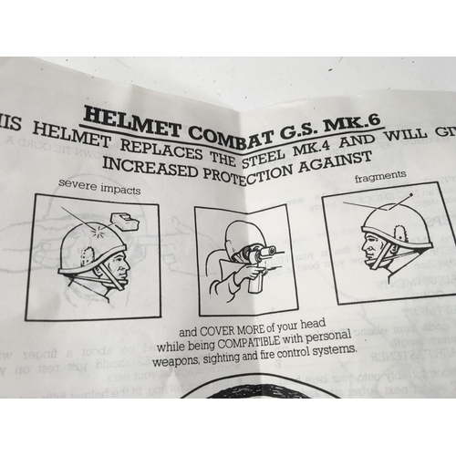 786 - A Mk6 combat Helmet .