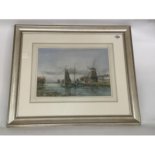 1516 - Local interest, Barry T. Pearce, Maldon harbour scene at low tide. 59.5 x 47cm NO RESERVE