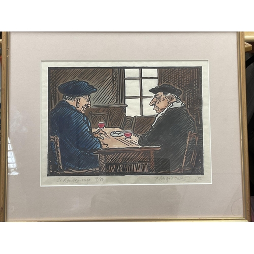 1585 - Richard Cole, 1924-Current. 6 hand coloured limited run woodblock prints. All pencil signed by artis... 