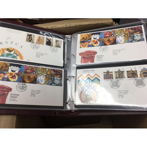 1780 - A collection of 6 albums of Great Britain first day covers