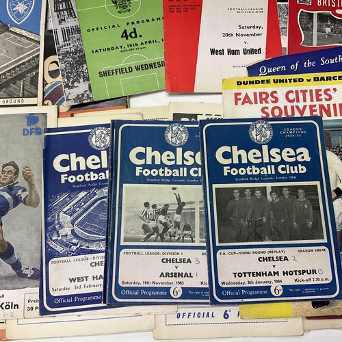 1798 - A collection of various football programmes and ephemera.