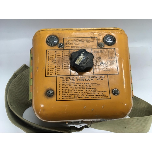 1922 - A US Army signal corps radio transmitter BC 778-E, Bendix Aviation Corporation, possibly 1960s Cold ... 