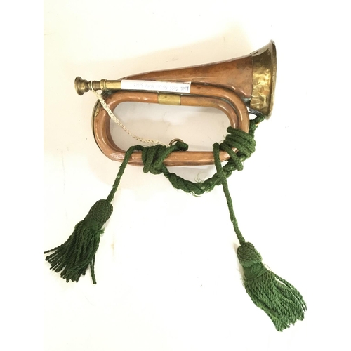 1939 - A 1915 Brass and Copper British Army Bugle NO RESERVE