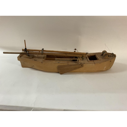 1953 - A model of the Thames sailing barge, unfinished project. No reserve.