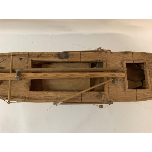 1953 - A model of the Thames sailing barge, unfinished project. No reserve.