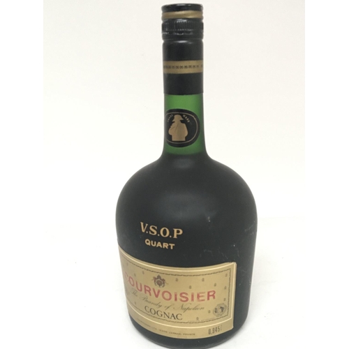 2066 - A bottle of V.S.O.P Courvoisier Cognac 0.945 litter.