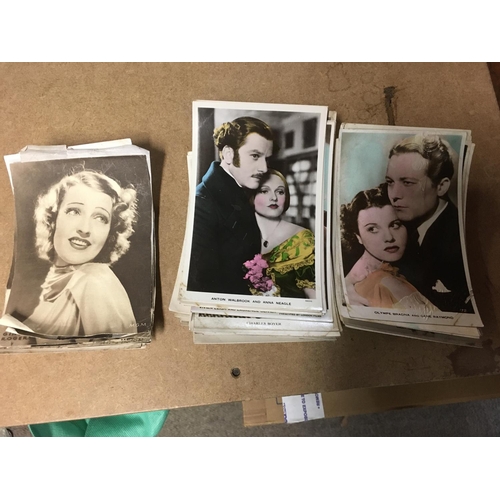 752 - A collection of postcards depicting film stars from the 1930,s onwards