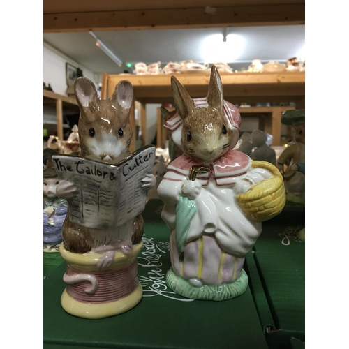 870 - Six boxed Beswick Beatrix Potter figures, all with gold Limited Edition based stamps. Figures includ... 