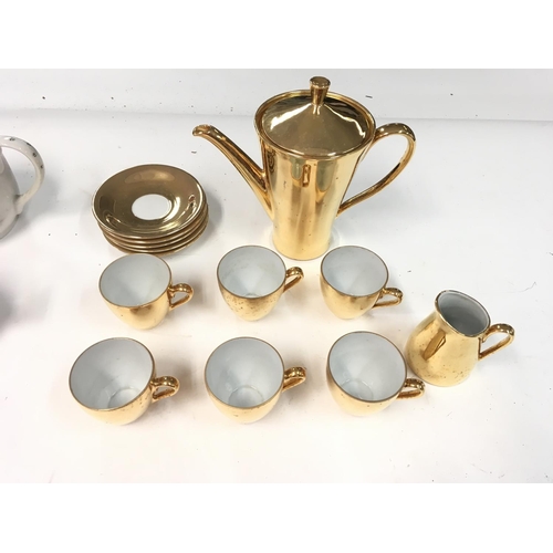 902 - 2 part tea sets - one with interesting Japanese scene NO RESERVE