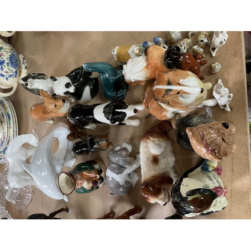 999 - A collection of Collectable animal figures including Lladro, Sylvac, USSR, Doulton, Wade, Poole. Etc... 