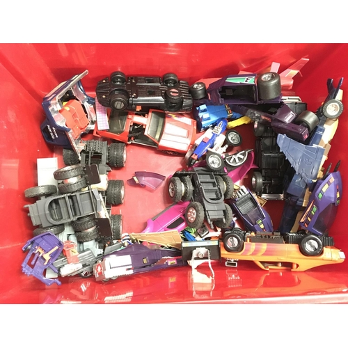 106 - A Box Containing A Collection Of Mask Vehicles. Ideal for Spare Parts.