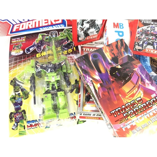 107 - A Collection of Transformers including Japanese Carded.