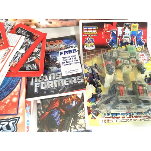 107 - A Collection of Transformers including Japanese Carded.