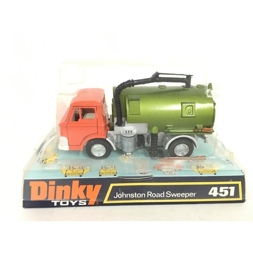 116 - A Boxed Dinky Toys Johnston Road Sweeper #451