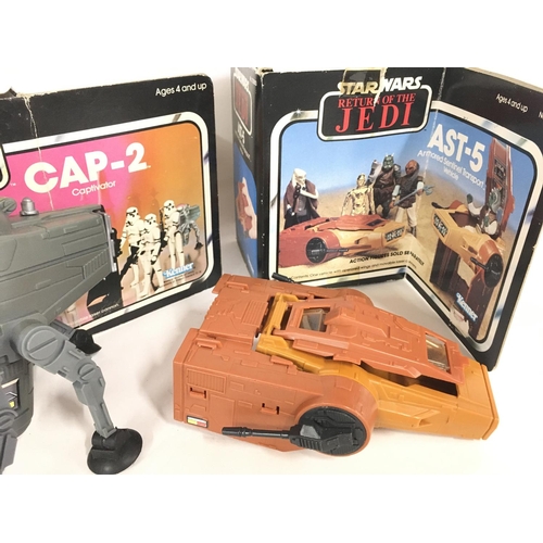 20 - 3 X Boxed Vintage Star Wars Mini Rigs By Kenner. A Tri-Pod Laser Cannon. A Cap-2 and a AST-5. Parts ... 