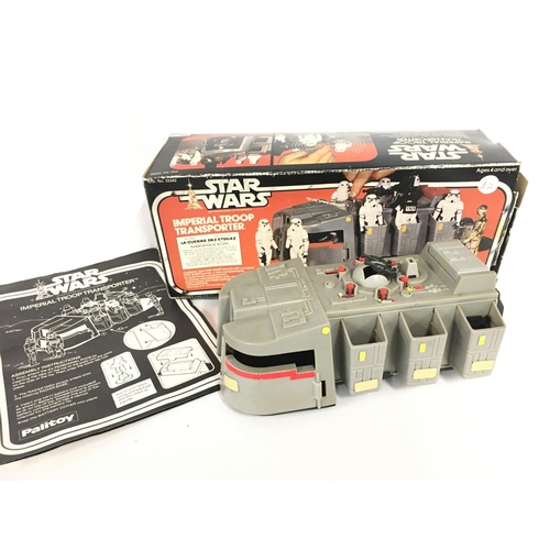 21 - A Boxed Vintage Star Wars Imperial Transporter. By Palitoy.