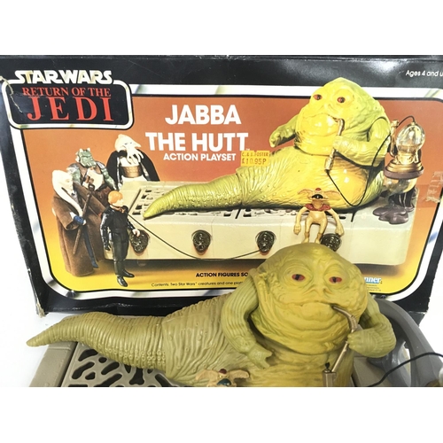 24 - A Vintage Star Wars Jaba The Hutt Playset. Boxed. By Kenner.