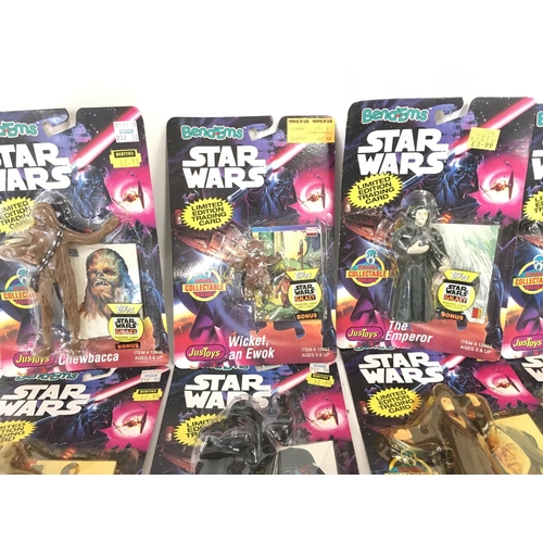 31 - A Collection of Star Wars Bendems Figures including 2 X Gift Sets.