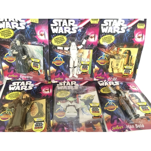 31 - A Collection of Star Wars Bendems Figures including 2 X Gift Sets.