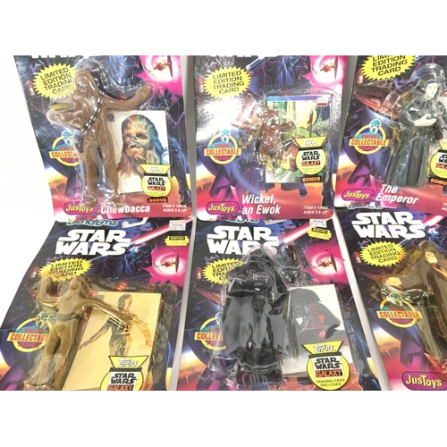 31 - A Collection of Star Wars Bendems Figures including 2 X Gift Sets.