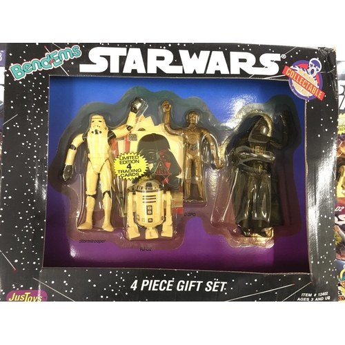 31 - A Collection of Star Wars Bendems Figures including 2 X Gift Sets.