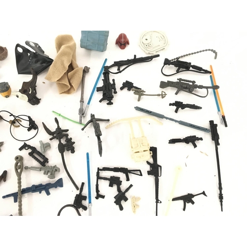 33 - A Collection of Mostly vintage Star Wars Guns and accessories.