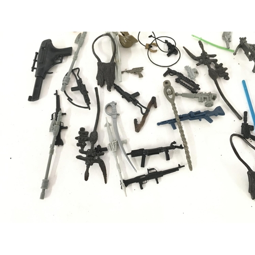 33 - A Collection of Mostly vintage Star Wars Guns and accessories.