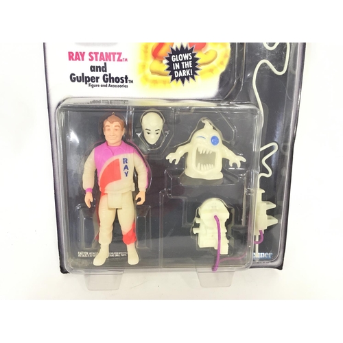 38 - A Carded The Real Ghostbusters Ecto-Glow Ray stantz. By Kenner. Un Punched.