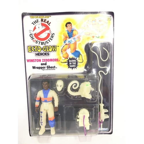 40 - A Carded The Real Ghostbusters Ecto-Heros Winston Zeddmore. By Kenner.