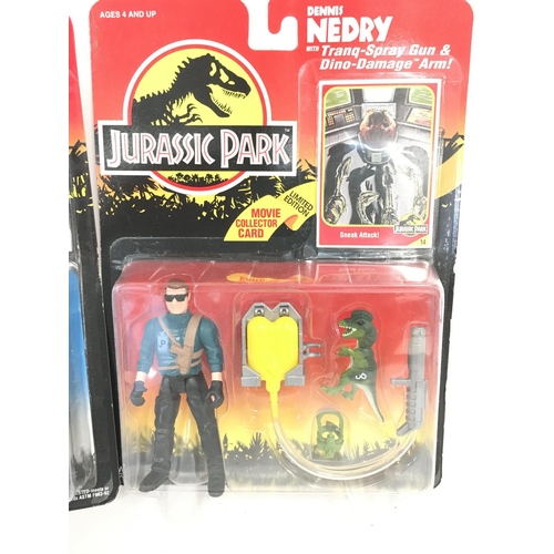 48 - 2 X Boxed Jurassic Park Figures. Alan Grant and Dennis Nedry.