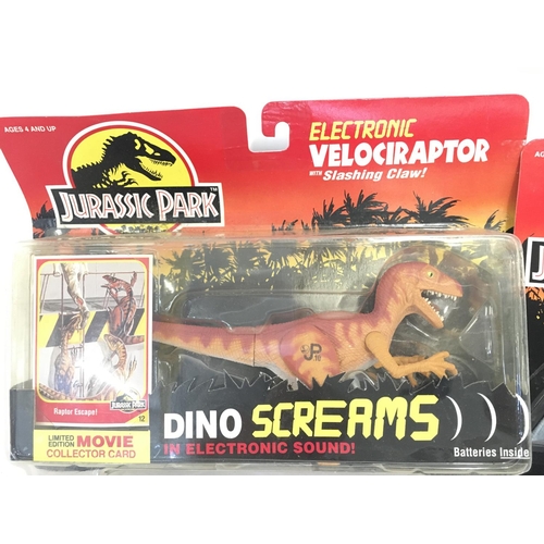 52 - A Boxed Jurassic Park Velociraptor and a Pteranodon. By Kenner.