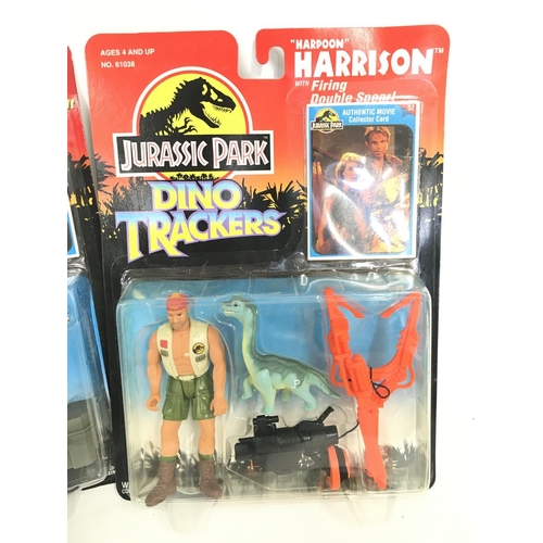 54 - 2 X Carded Jurassic Park Figures by Kenner.including Skinner and Harrison.