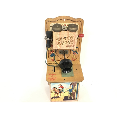 65 - A Boxed Codeg Ranch Phone Money Box.