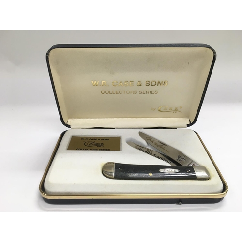 741 - A W.R. Case & Sons pocket knife from the collectors series in a presentation case.