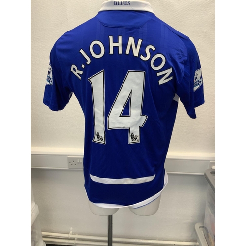 1031 - Birmingham City  2009 - 2010 Match Worn Football Shirt: Home short sleeve number 14 with Premier Lea... 